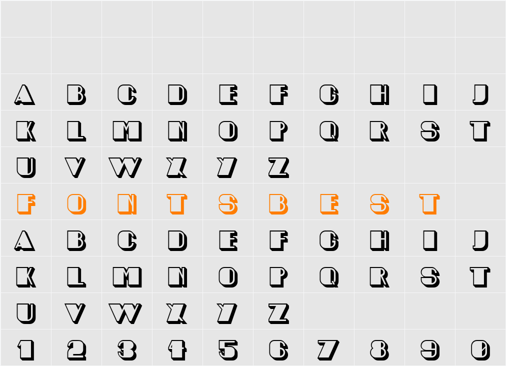 Angelica Shadow Character Map