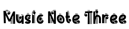 Music Note Three