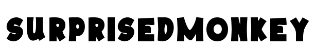 Surprisedmonkey Font Image
