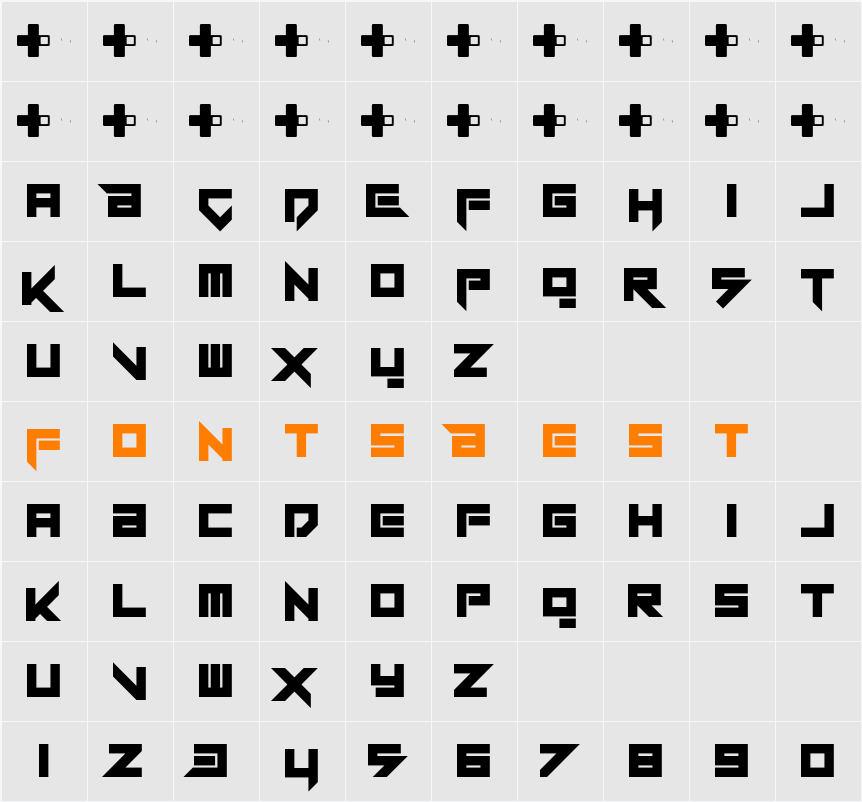 Wreckside Character Map