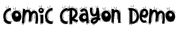 Comic Crayon Demo Font Image