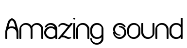 Amazing sound Font Image
