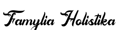 Famylia Holistika Font Image