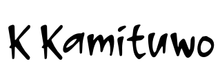 K Kamituwo Font Image