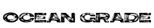 Ocean Grade Font Image