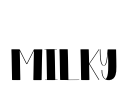 Milky Font Image