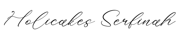 Holicakes Serfinah Font Image
