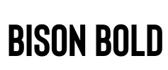 Bison Bold Font Image