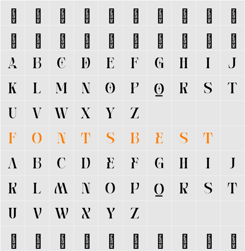 Fashion Norsa Character Map
