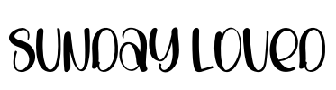 Sunday Loved Font Image