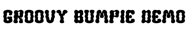 Groovy Bumpie Demo Font Image