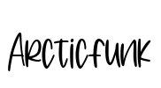 Arcticfunk Font Image