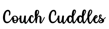 Couch Cuddles Font Image
