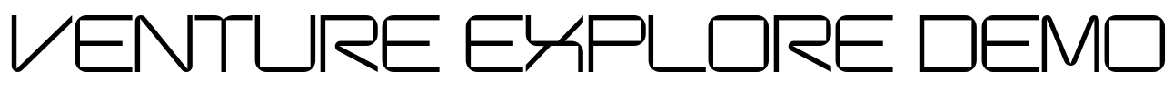 Venture Explore Demo Font Image
