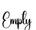Empty Font Image