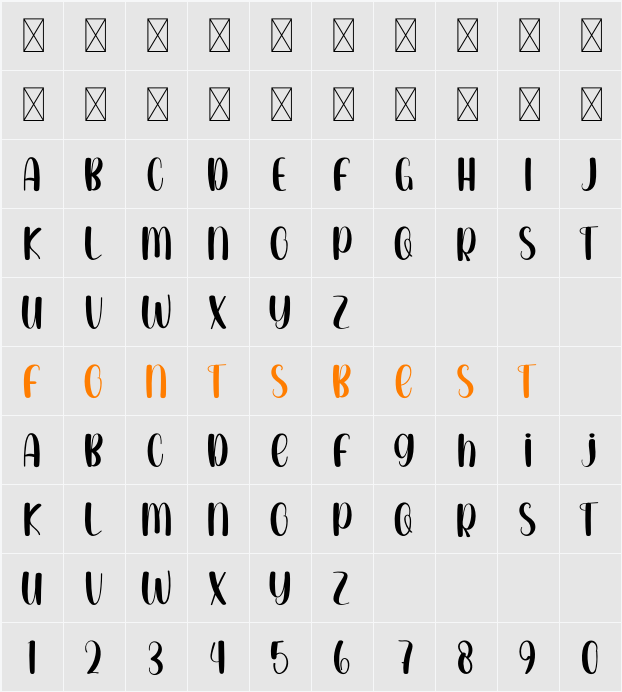 Better More Character Map