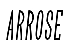 Arrose Font Image