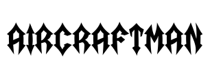 Aircraftman Font Image