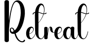 Retreat Font Image