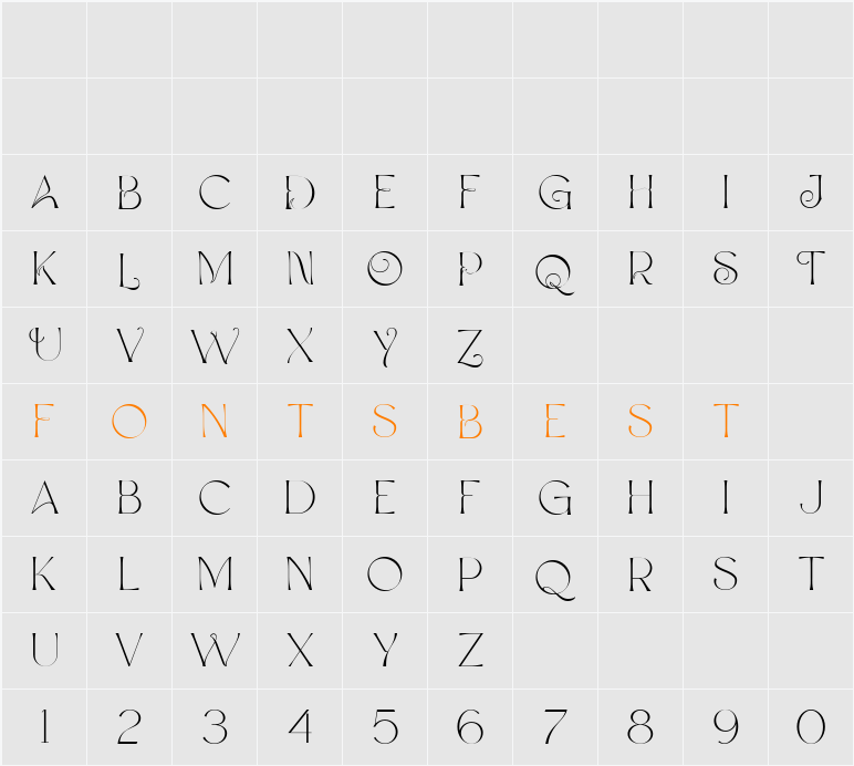 Antonyel FREE Character Map