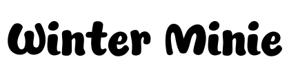 Winter Minie Font Image