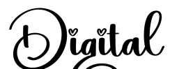 Digital Font Image