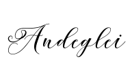 Andeglei Font Image