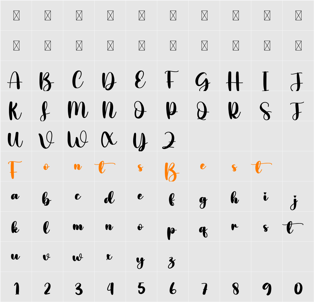 Maybe Character Map