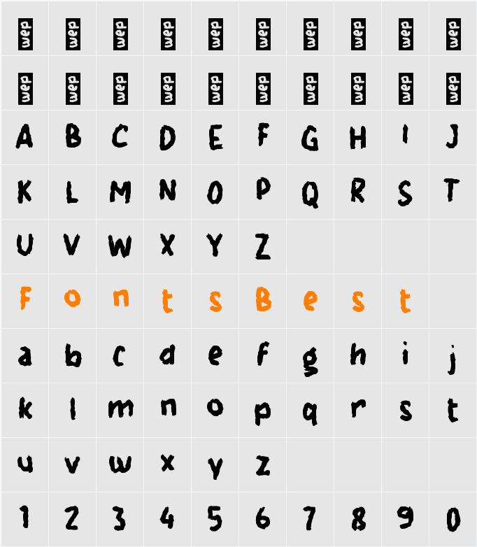 f Famzaso Character Map