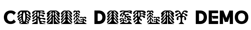 Corail Display DEMO Font Image