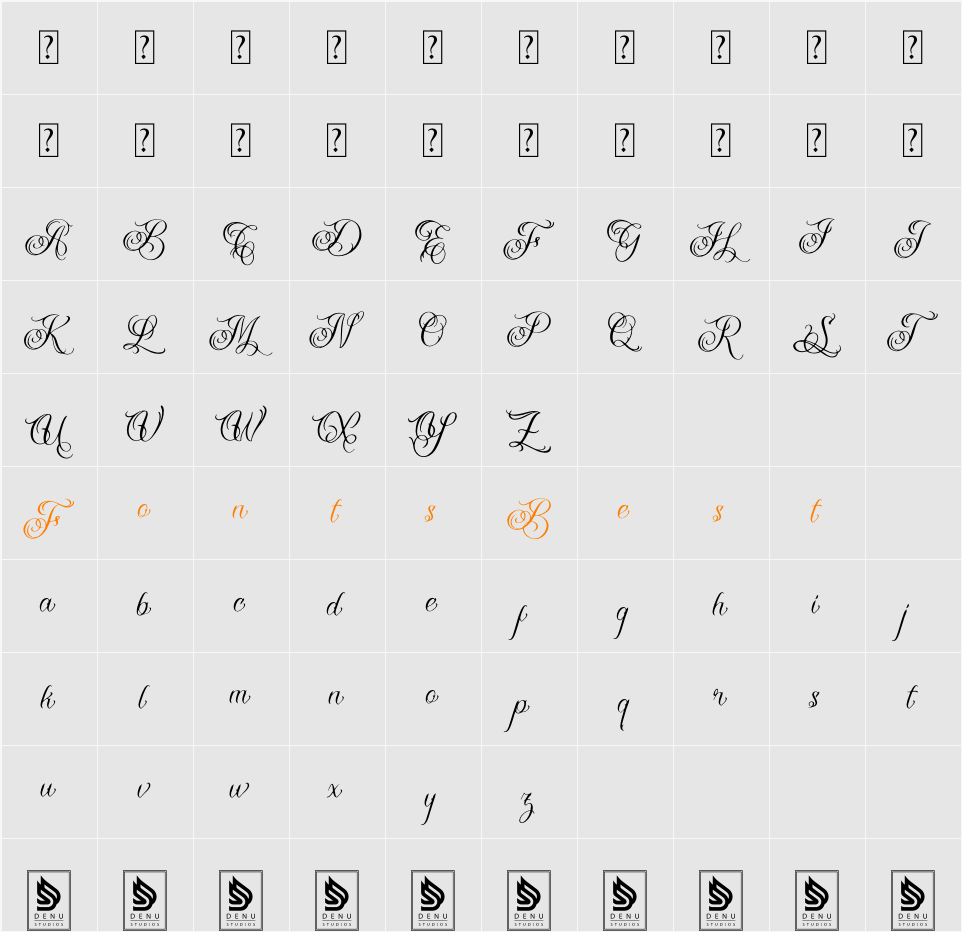 Landog Tlaloc Character Map