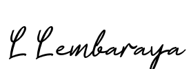 L Lembaraya Font Image