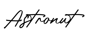 Astronut Font Image