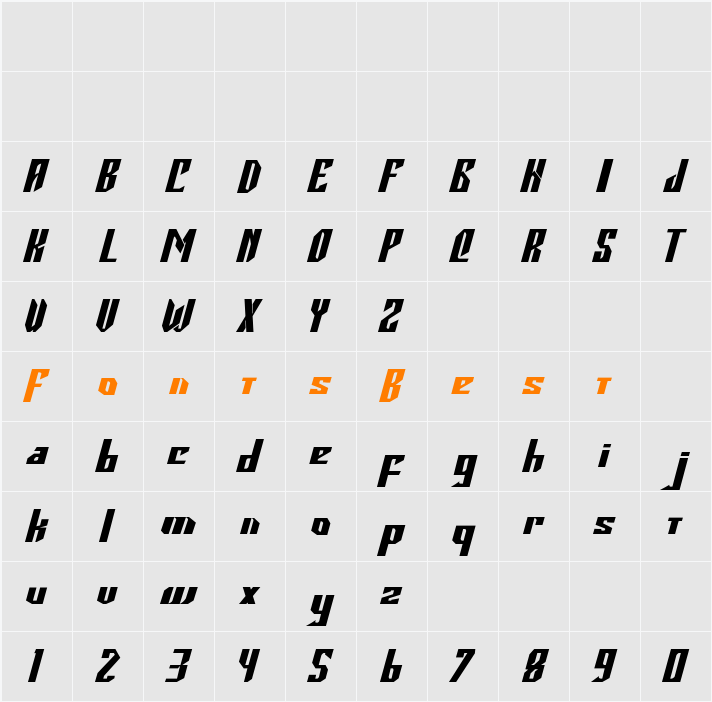 Cybergame Character Map