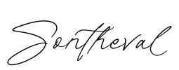 Sontheval Font Image