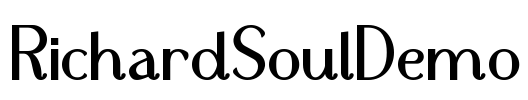 RichardSoulDemo Font Image