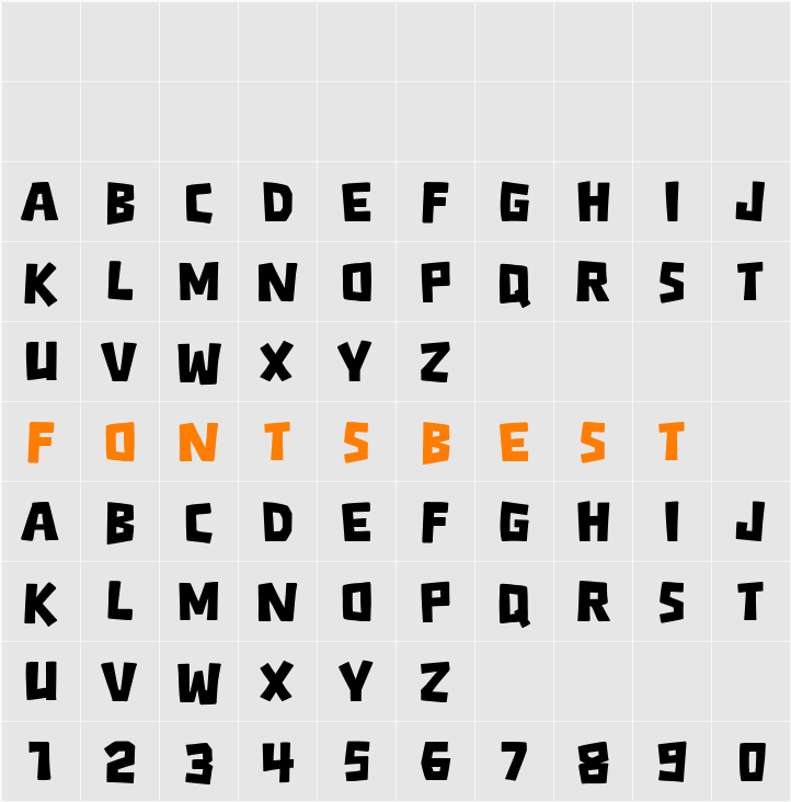 Newyear Coffee Character Map