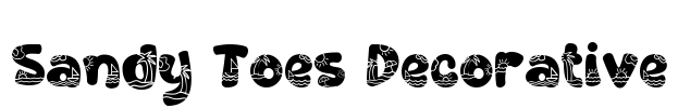 Sandy Toes Decorative Font Image