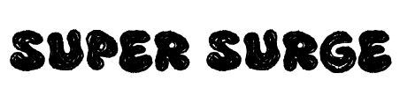 Super Surge Font Image