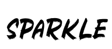 SPARKLE Font Image