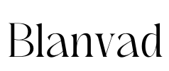 Blanvad Font Image