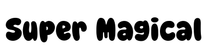 Super Magical Font Image