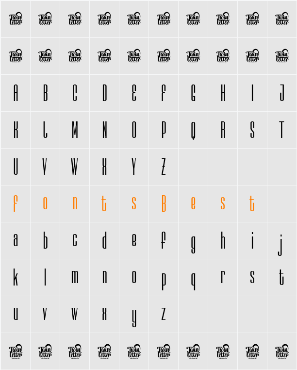 KABOORE Cond Character Map