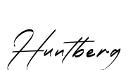 Huntberg Font Image
