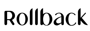Rollback Font Image
