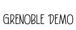 Grenoble Demo Font Image