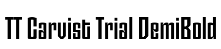 TT Carvist Trial DemiBold