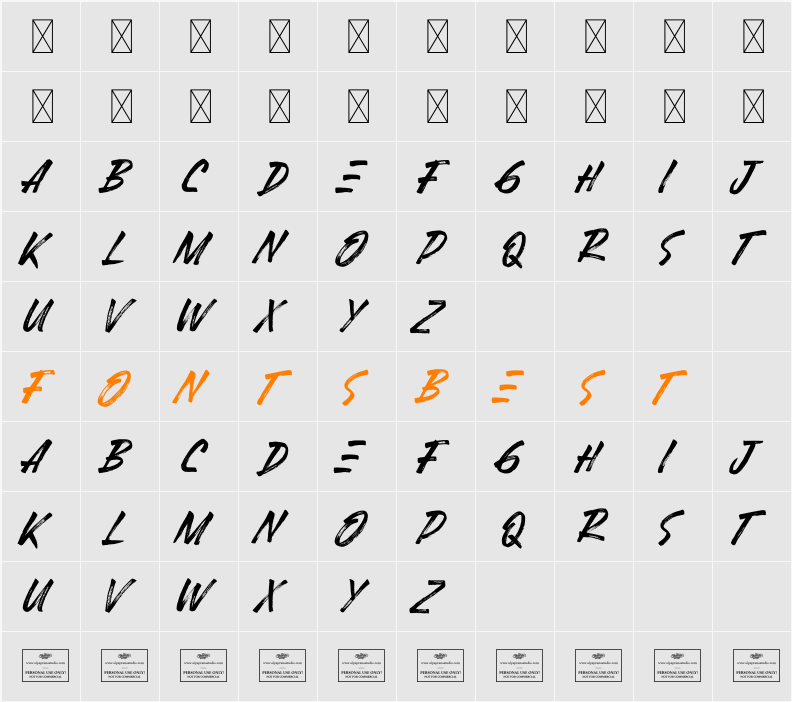 Black Rusher Character Map