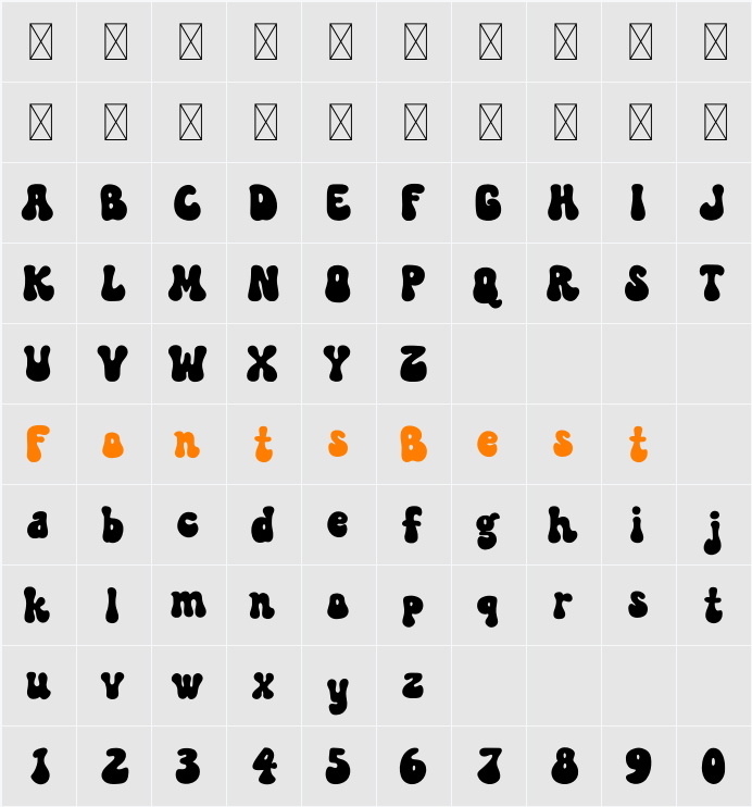 Kindnes Character Map
