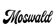 Moswald Font Image